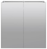 VidaXL Plantenbak 80x40x80 cm gegalvaniseerd staal