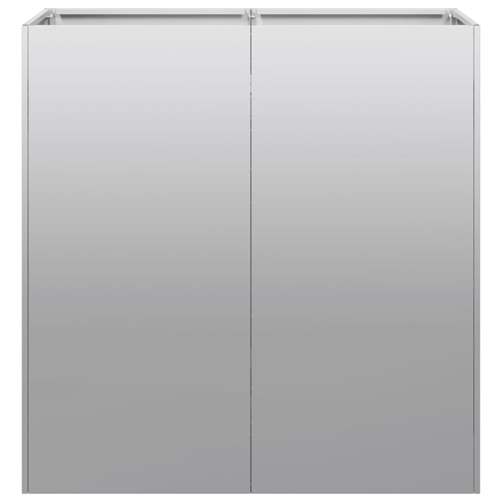VidaXL Plantenbak 80x40x80 cm gegalvaniseerd staal
