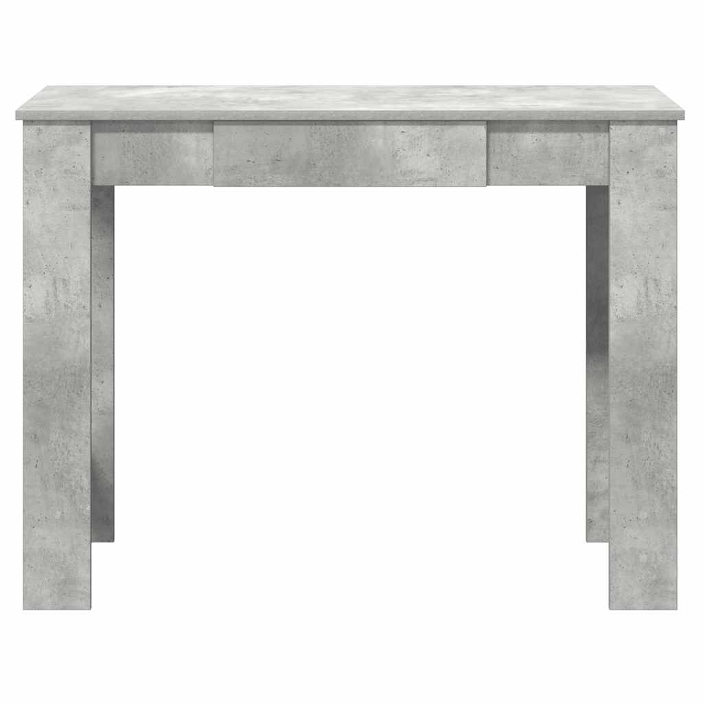 VidaXL Bureau 100x45x75 cm bewerkt hout betongrijs