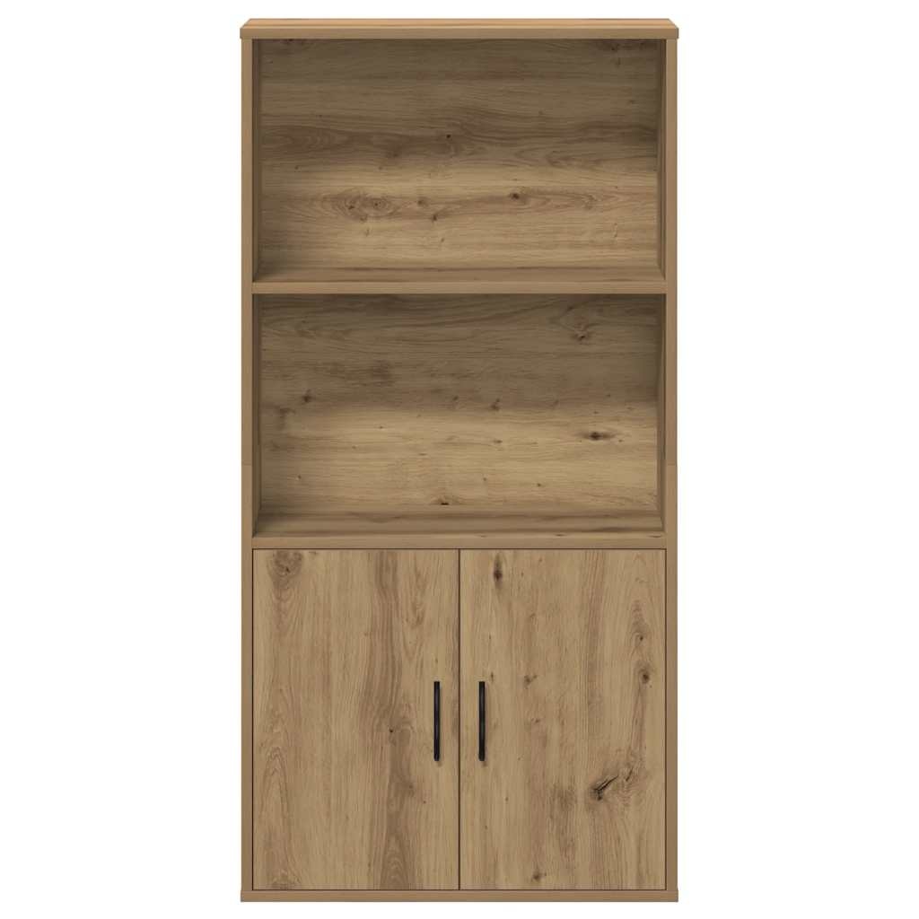 VidaXL Boekenkast 60x24x120 cm bewerkt hout artisanaal eikenkleurig