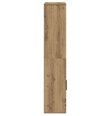 VidaXL Boekenkast 60x24x120 cm bewerkt hout artisanaal eikenkleurig