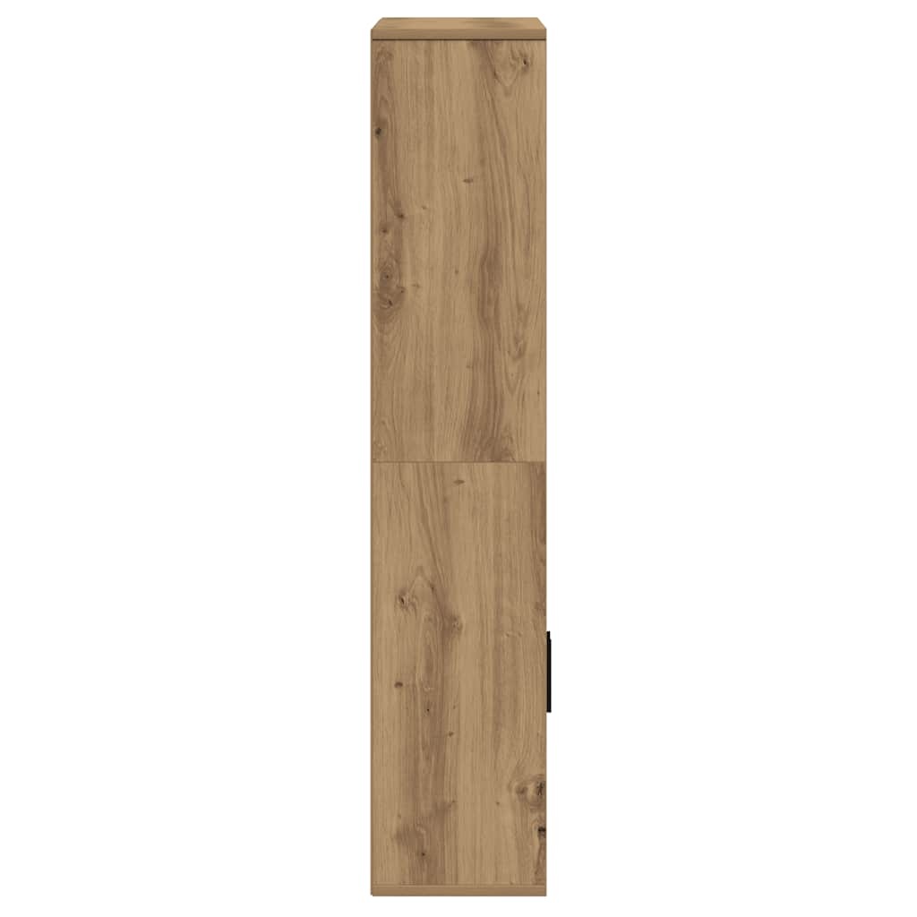 VidaXL Boekenkast 60x24x120 cm bewerkt hout artisanaal eikenkleurig