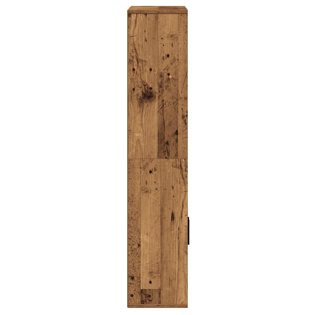 VidaXL Boekenkast 60x24x120 cm bewerkt hout oud houtkleurig