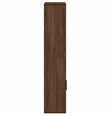 VidaXL Boekenkast 60x24x120 cm bewerkt hout bruin eikenkleurig