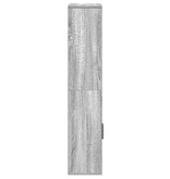 VidaXL Boekenkast 60x24x120 cm bewerkt hout grijs sonoma eikenkleurig