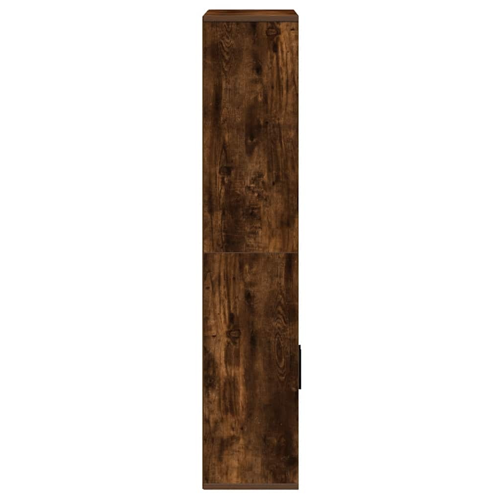 VidaXL Boekenkast 60x24x120 cm bewerkt hout gerookt eikenkleurig