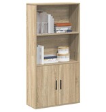 VidaXL Boekenkast 60x24x120 cm bewerkt hout sonoma eikenkleurig