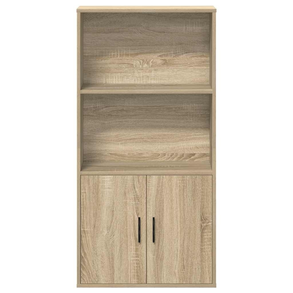 VidaXL Boekenkast 60x24x120 cm bewerkt hout sonoma eikenkleurig