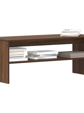 VidaXL Tv-meubel 100x40x40 cm bewerkt hout bruin eikenkleur