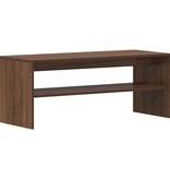 VidaXL Tv-meubel 100x40x40 cm bewerkt hout bruin eikenkleur