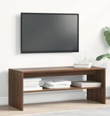 VidaXL Tv-meubel 100x40x40 cm bewerkt hout bruin eikenkleur