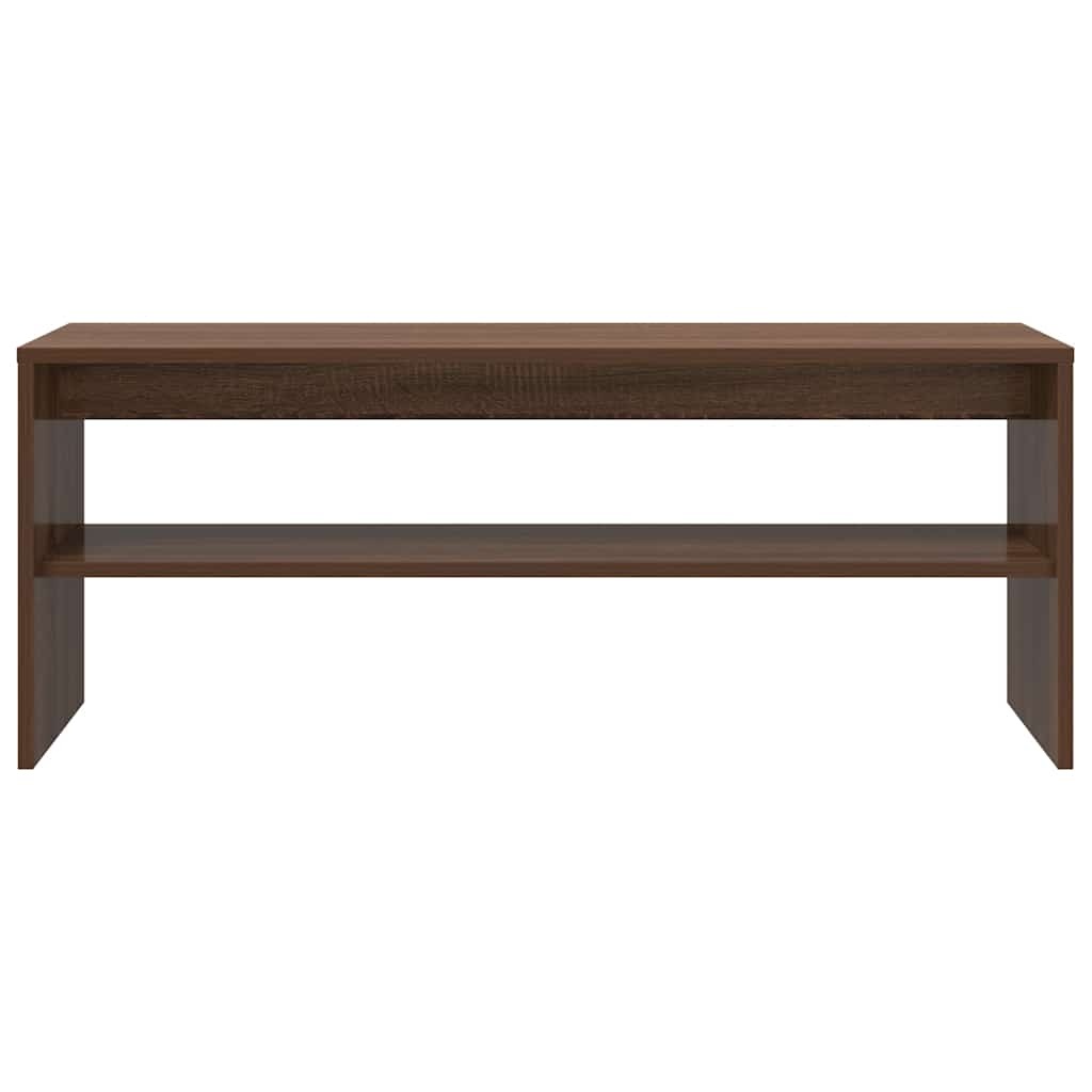 VidaXL Tv-meubel 100x40x40 cm bewerkt hout bruin eikenkleur