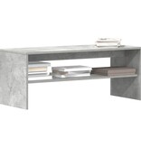 VidaXL Tv-meubel 100x40x40 cm bewerkt hout betongrijs