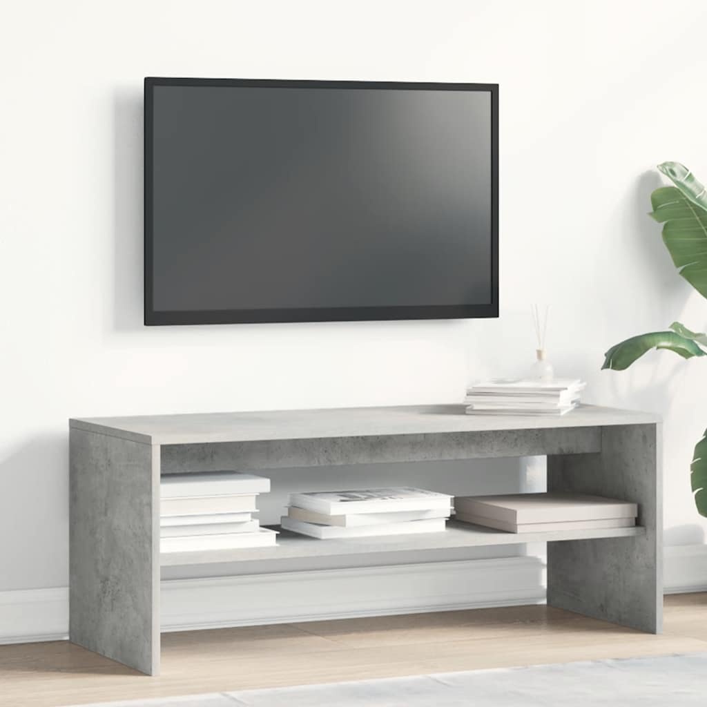 VidaXL Tv-meubel 100x40x40 cm bewerkt hout betongrijs