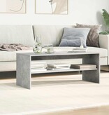 VidaXL Tv-meubel 100x40x40 cm bewerkt hout betongrijs