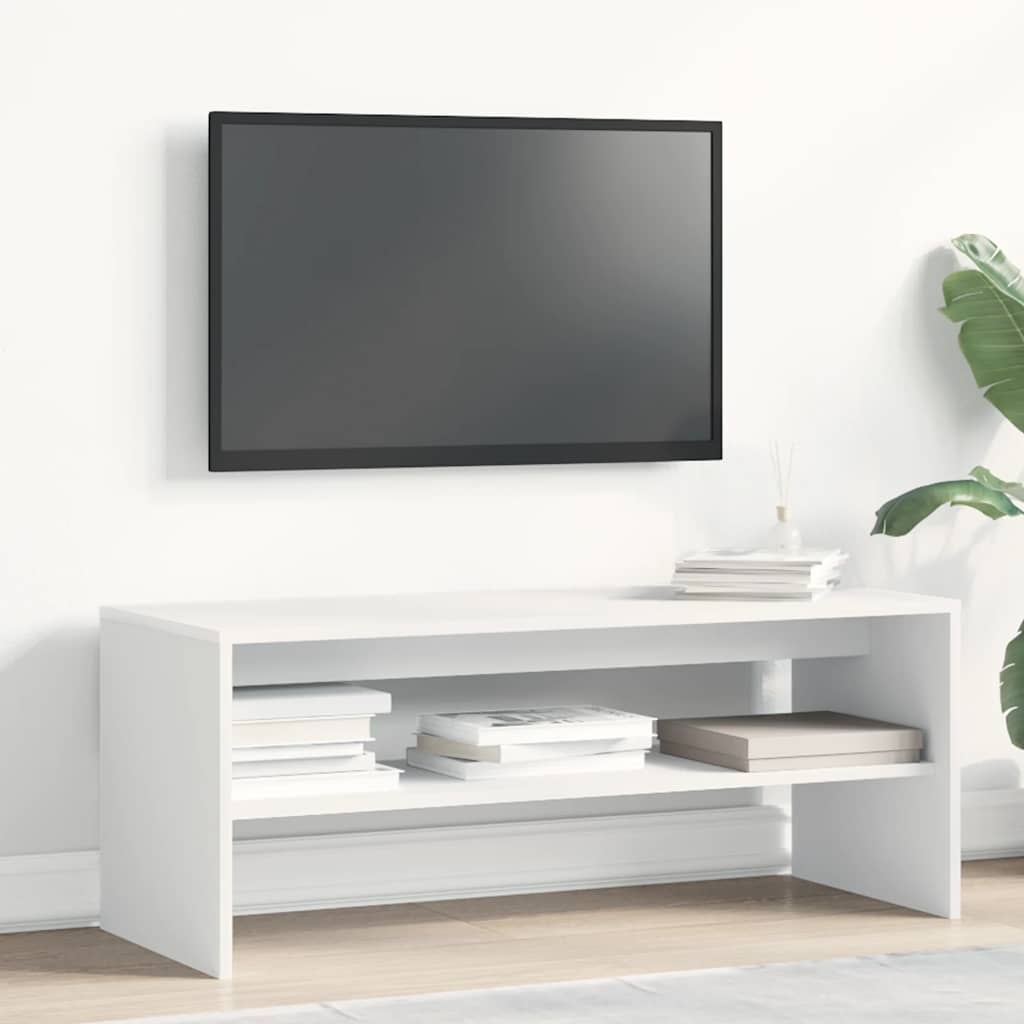 VidaXL Tv-meubel 100x40x40 cm bewerkt hout wit