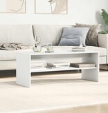 VidaXL Tv-meubel 100x40x40 cm bewerkt hout wit