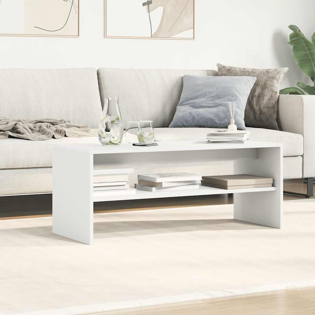 VidaXL Tv-meubel 100x40x40 cm bewerkt hout wit
