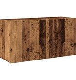 VidaXL Tv-meubel wandgemonteerd 80x30x41 cm oud houtkleurig