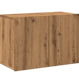 VidaXL Tv-meubel wandgemonteerd 60x30x41 cm artisanaal eikenkleurig