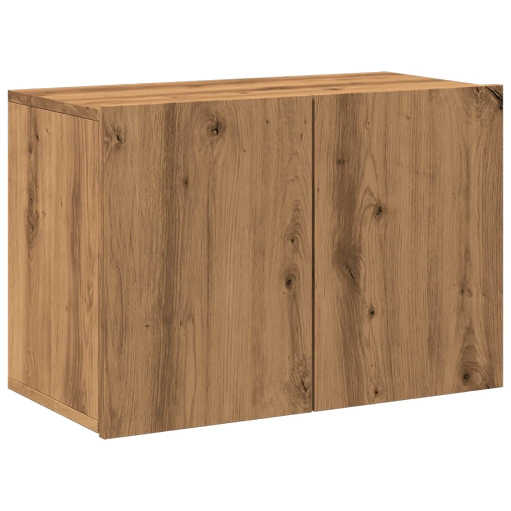 VidaXL Tv-meubel wandgemonteerd 60x30x41 cm artisanaal eikenkleurig