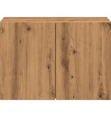 VidaXL Tv-meubel wandgemonteerd 60x30x41 cm artisanaal eikenkleurig
