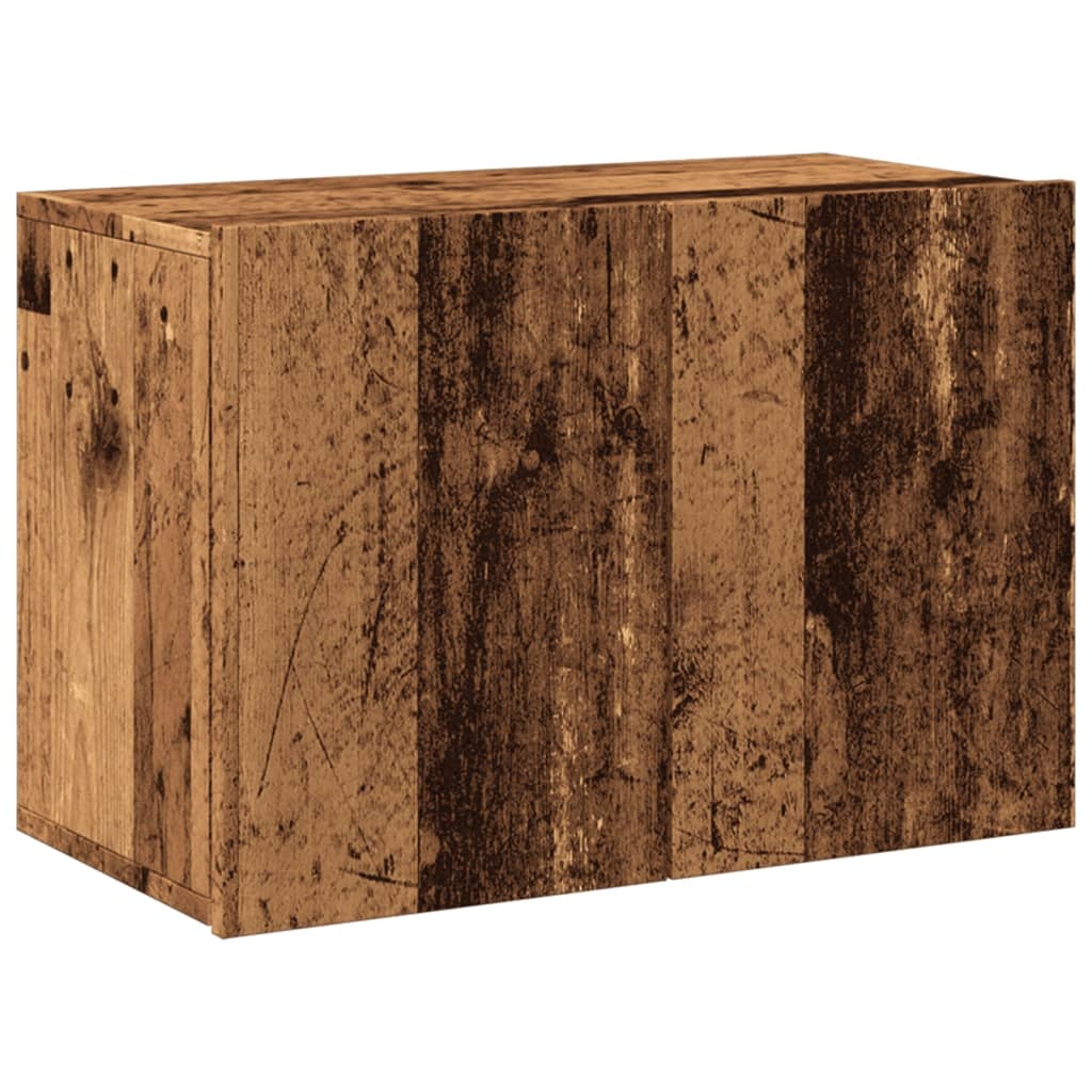 VidaXL Tv-meubel wandgemonteerd 60x30x41 cm oud houtkleurig