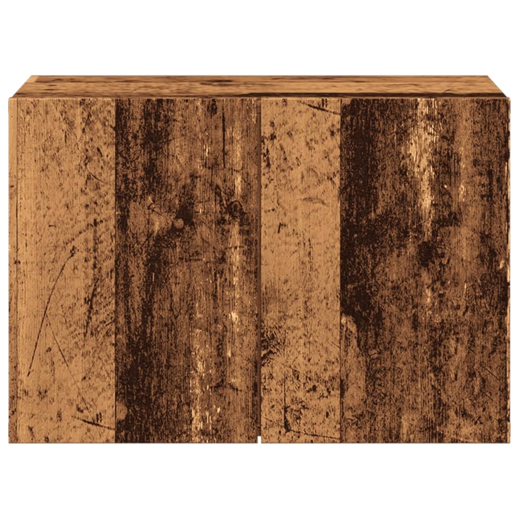 VidaXL Tv-meubel wandgemonteerd 60x30x41 cm oud houtkleurig
