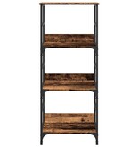VidaXL Boekenkast 50x33x117,5 cm bewerkt hout oud houtkleurig