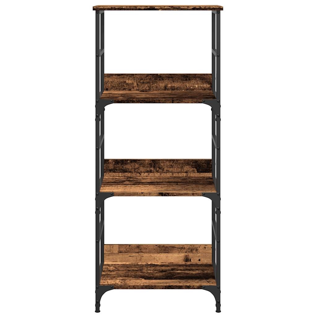 VidaXL Boekenkast 50x33x117,5 cm bewerkt hout oud houtkleurig