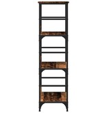 VidaXL Boekenkast 50x33x117,5 cm bewerkt hout oud houtkleurig