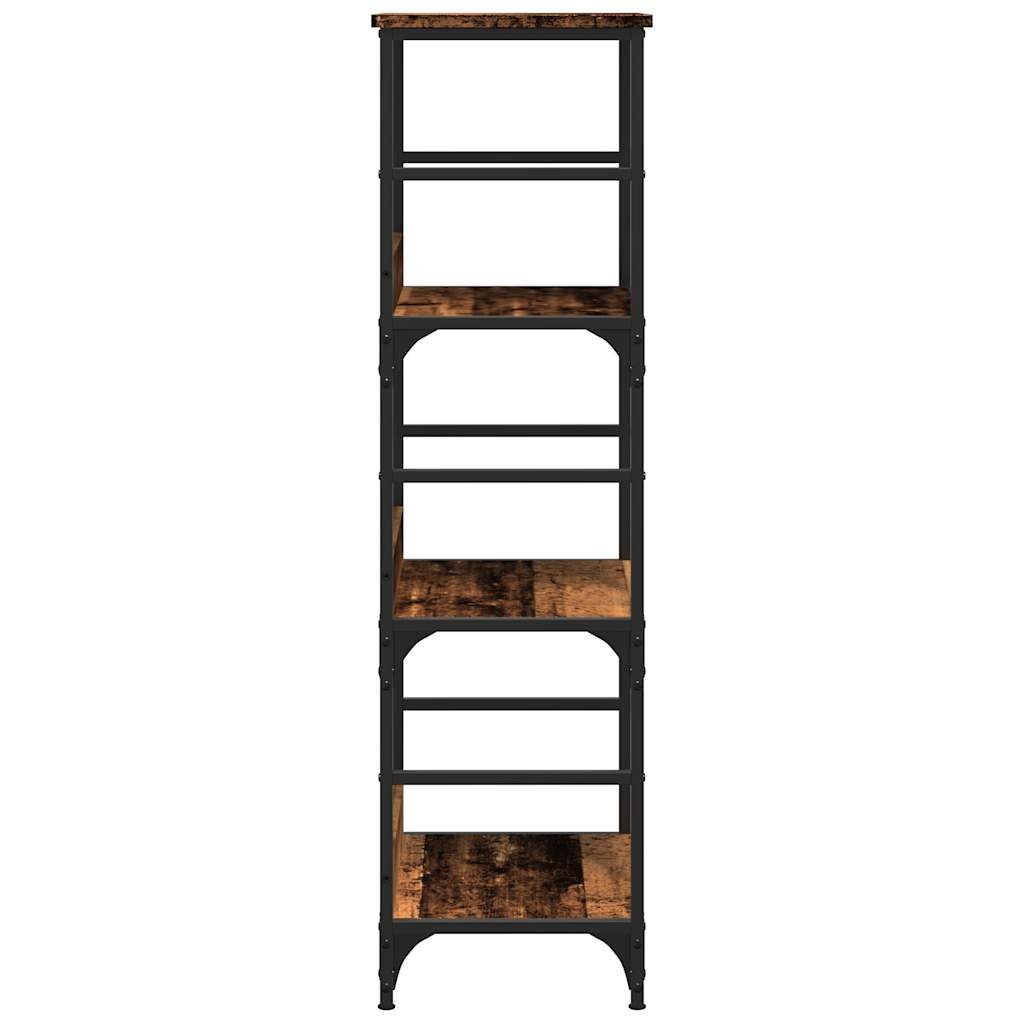 VidaXL Boekenkast 50x33x117,5 cm bewerkt hout oud houtkleurig