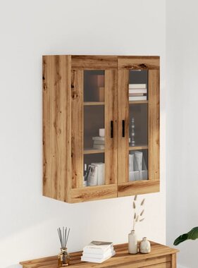 VidaXL Wandkast 69,5x34x90 cm artisanaal eikenkleurig
