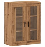 VidaXL Wandkast 69,5x34x90 cm artisanaal eikenkleurig