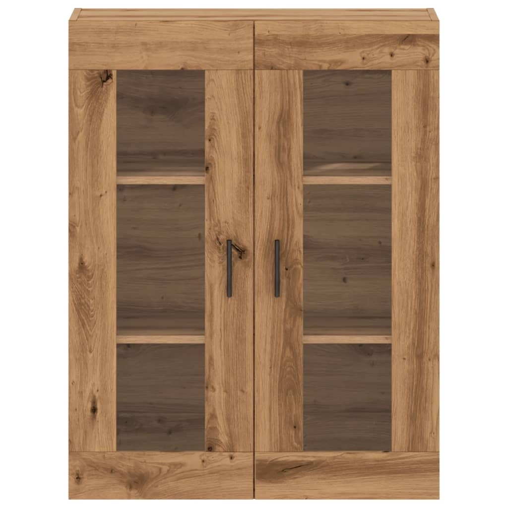 VidaXL Wandkast 69,5x34x90 cm artisanaal eikenkleurig