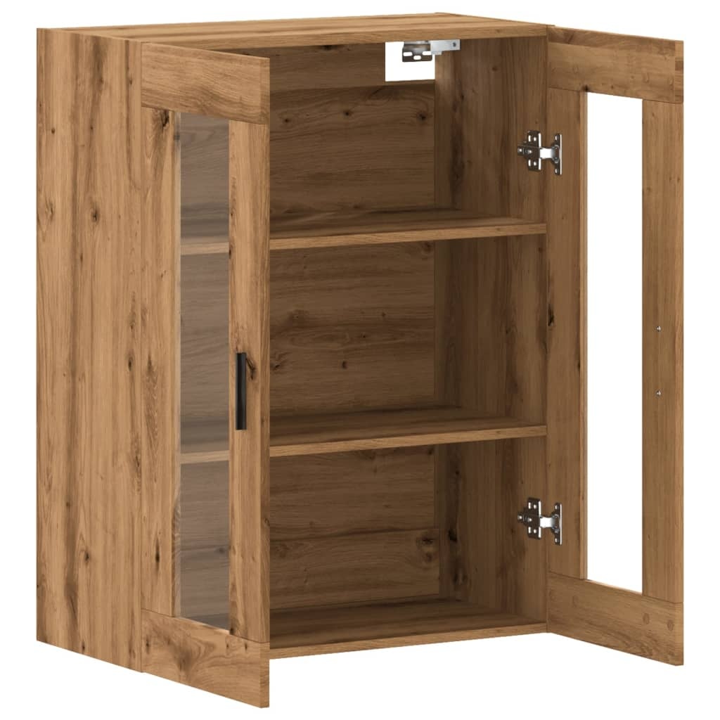 VidaXL Wandkast 69,5x34x90 cm artisanaal eikenkleurig