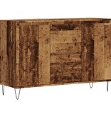 VidaXL Dressoir 104x35x70 cm bewerkt hout oud houtkleurig