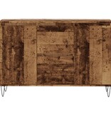 VidaXL Dressoir 104x35x70 cm bewerkt hout oud houtkleurig