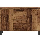 VidaXL Dressoir 104x35x70 cm bewerkt hout oud houtkleurig