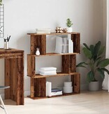 VidaXL Boekenkast 80x24x96 cm bewerkt hout oud houtkleurig