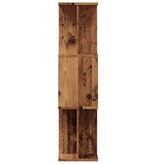 VidaXL Boekenkast 80x24x96 cm bewerkt hout oud houtkleurig