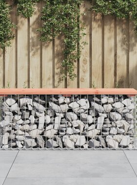 VidaXL Tuinbank schanskorfontwerp 103x31,5x42 cm massief douglashout