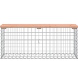 VidaXL Tuinbank schanskorfontwerp 103x31,5x42 cm massief douglashout
