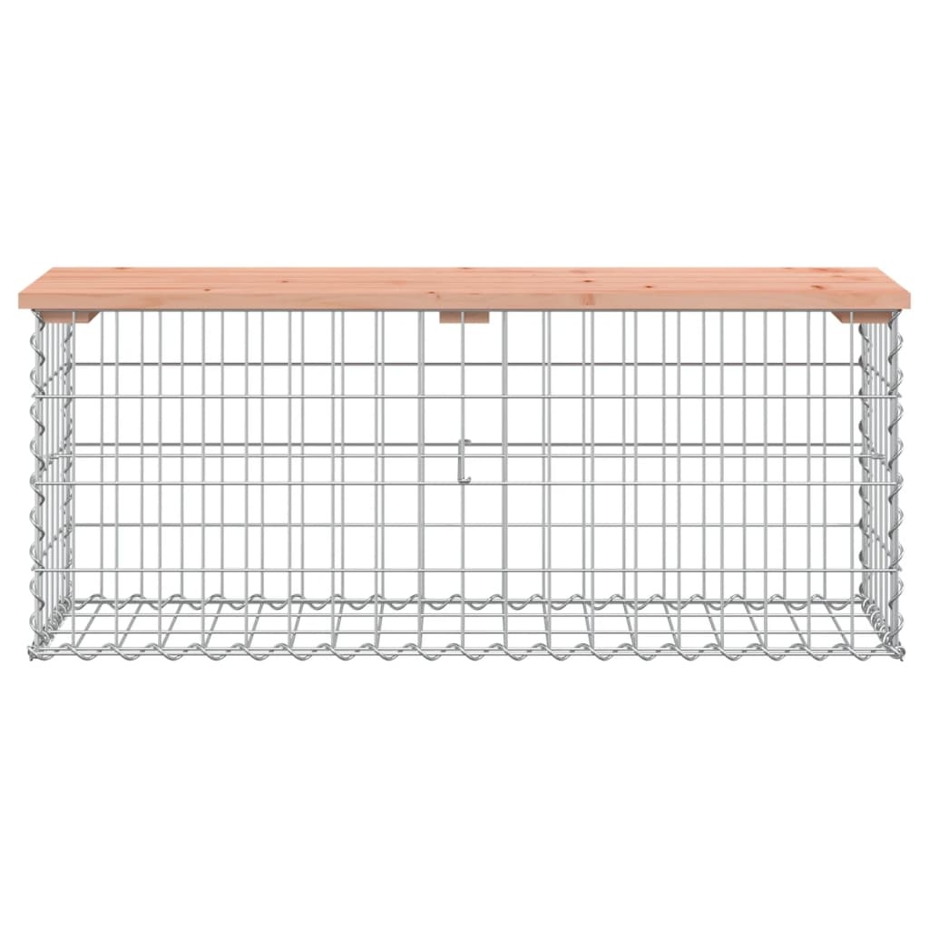 VidaXL Tuinbank schanskorfontwerp 103x31,5x42 cm massief douglashout