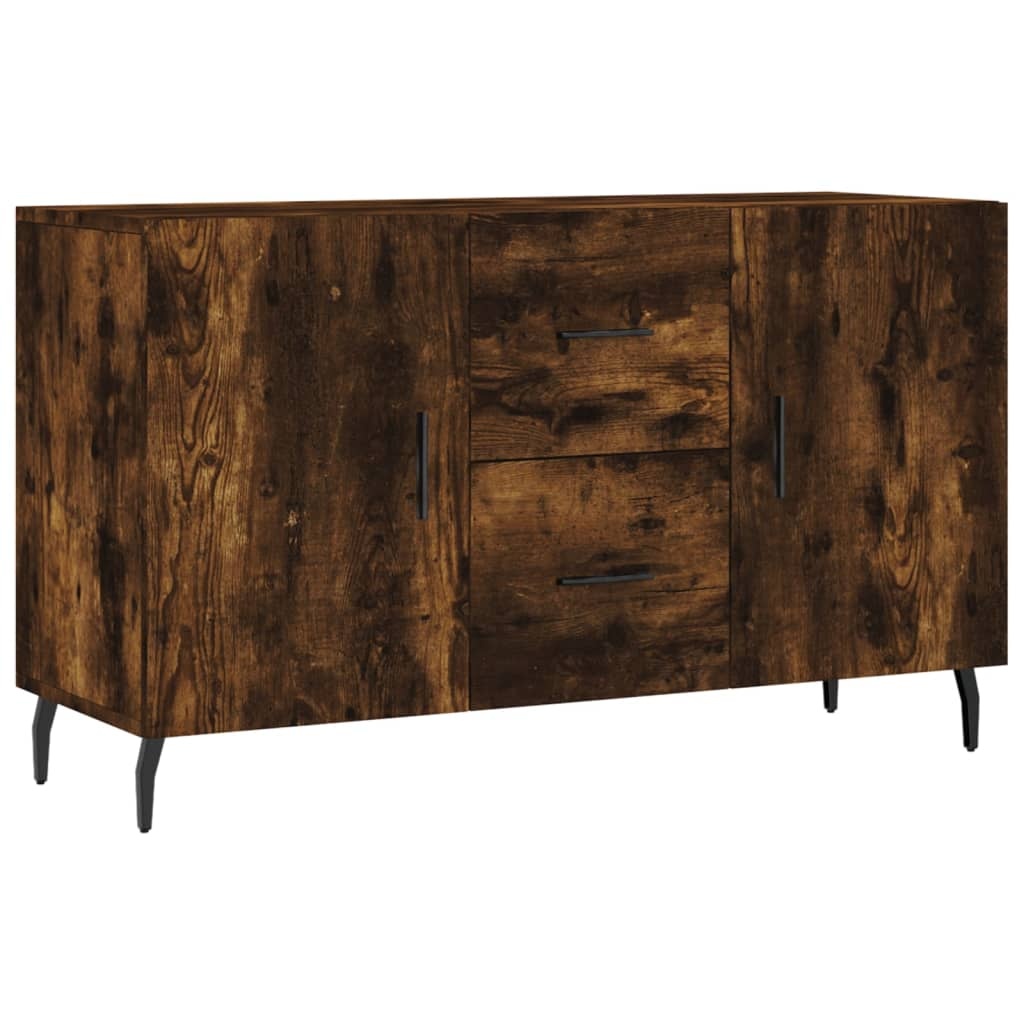 VidaXL Dressoir 100x36x60 cm bewerkt hout gerookt eikenkleurig
