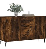 VidaXL Dressoir 100x36x60 cm bewerkt hout gerookt eikenkleurig