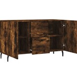 VidaXL Dressoir 100x36x60 cm bewerkt hout gerookt eikenkleurig