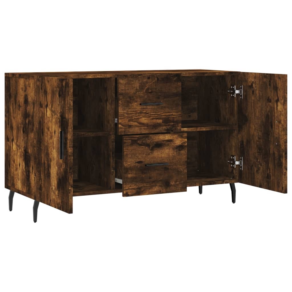 VidaXL Dressoir 100x36x60 cm bewerkt hout gerookt eikenkleurig