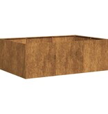 VidaXL Plantenbak roestig 120x80x40 cm weervast staal
