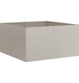 VidaXL Plantenbak roestig 80x80x40 cm weervast staal